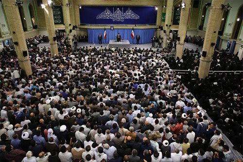 El líder supremo de Irán, el gran ayatolá Sayyed Alí Jameneí